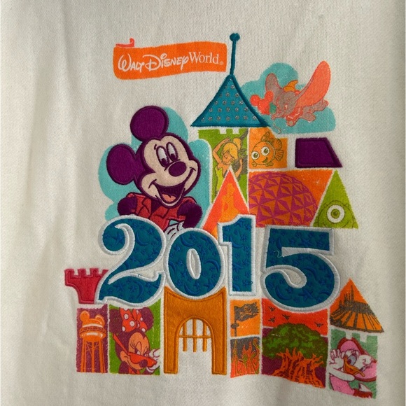 Disney Women’s Hoodie - 2015 Mickey Mouse & Friends Zip Hoodie Size XXL - Picture 5 of 9